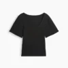 Rib Scoop T-Shirt