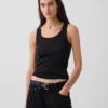 Rib Scoop Tank Top