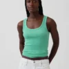 Rib Scoop Tank Top