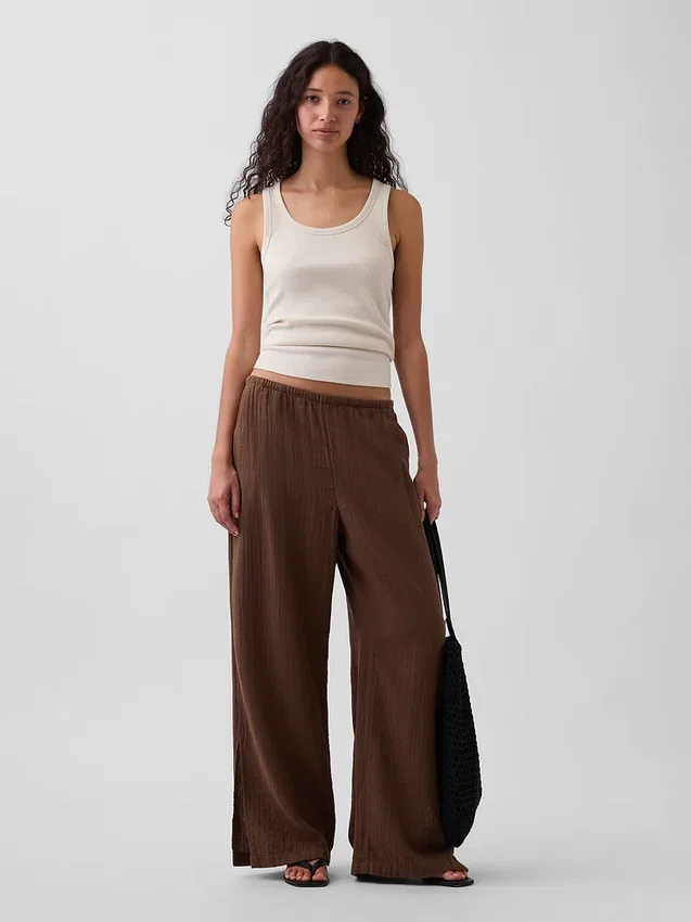 Rib Scoop Tank Top