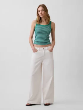 Rib Scoop Tank Top