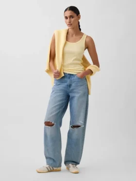 Rib Scoop Tank Top
