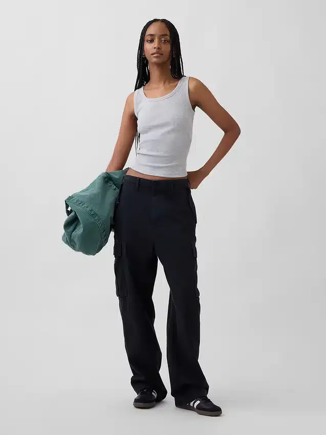 Rib Scoop Tank Top