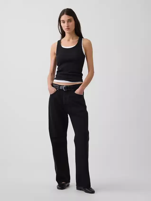 Rib Scoop Tank Top
