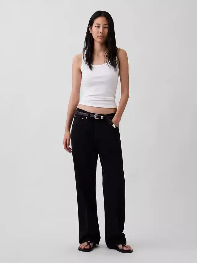 Rib Scoop Tank Top