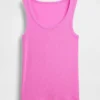 Rib Scoop Tank Top