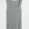 Rib Scoop Tank Top