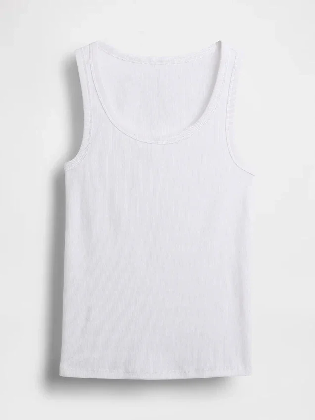 Rib Scoop Tank Top