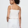 Rib Sweater Crop Tank Top