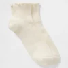 Ribbed Ruffle Socks