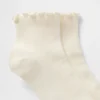 Ribbed Ruffle Socks