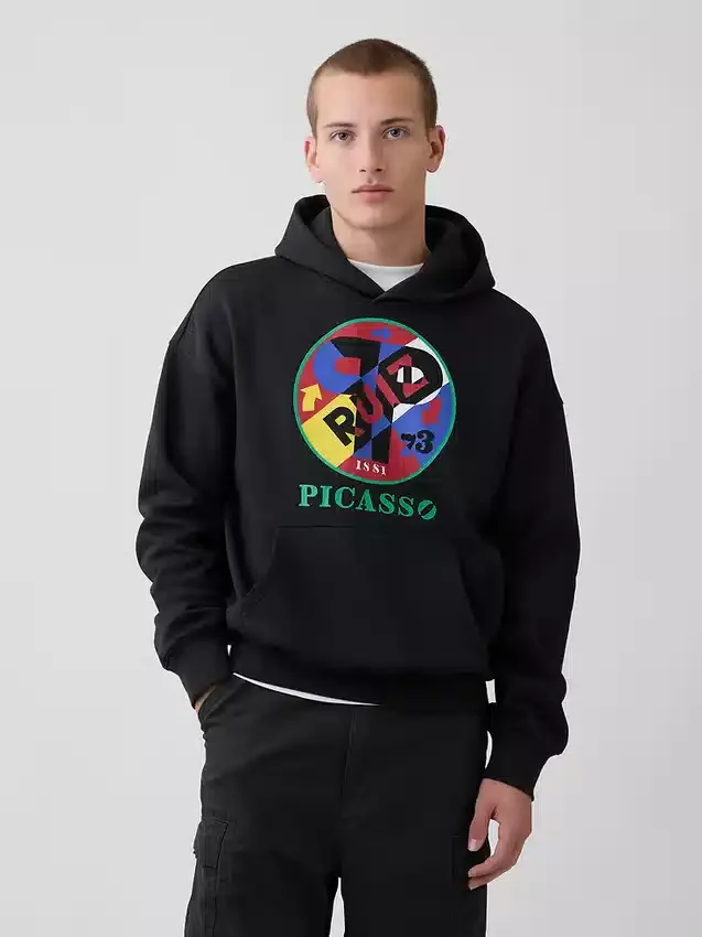 Robert Indiana Vintagesoft Graphic Hoodie