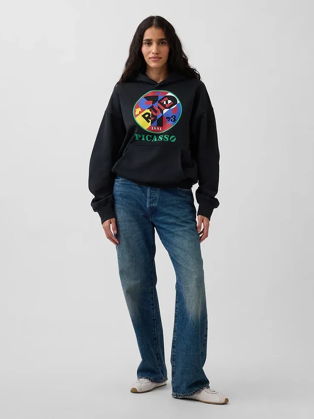 Robert Indiana Vintagesoft Graphic Hoodie