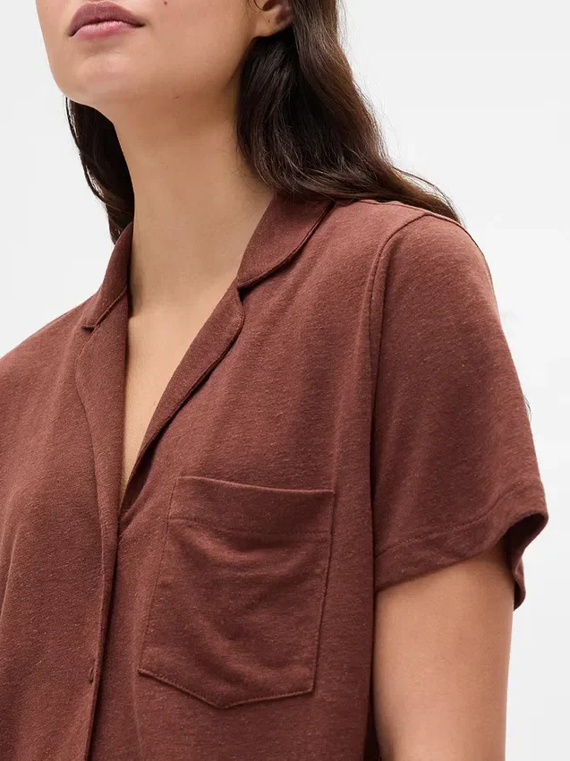 Ruffle Pj Shirt