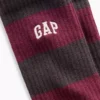 Rugby Stripe Logo Crew Socks