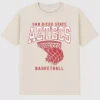 San Diego State University Basketball Hoop Graphic T-Shirt