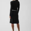 Satin Bias-Cut Skirt