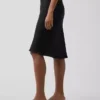 Satin Bias-Cut Skirt