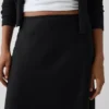 Satin Bias-Cut Skirt