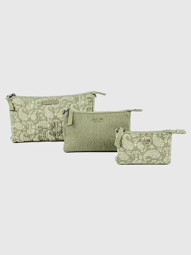 Sazan X Jujube 3 Piece Pouch Set
