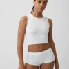 Seamless Rib Crop Tank Top
