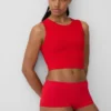 Seamless Rib Crop Tank Top
