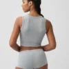 Seamless Rib Crop Tank Top