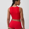 Seamless Rib Crop Tank Top