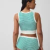 Seamless Rib Crop Tank Top