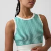 Seamless Rib Crop Tank Top