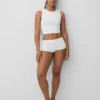 Seamless Rib Crop Tank Top