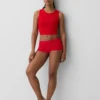 Seamless Rib Crop Tank Top