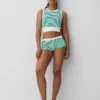 Seamless Rib Crop Tank Top