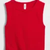 Seamless Rib Crop Tank Top