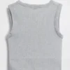 Seamless Rib Crop Tank Top