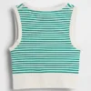 Seamless Rib Crop Tank Top