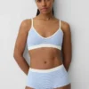 Seamless Rib Triangle Bralette