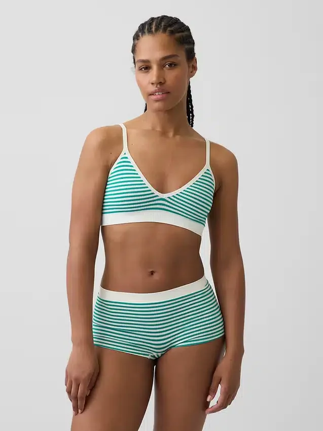 Seamless Rib Triangle Bralette