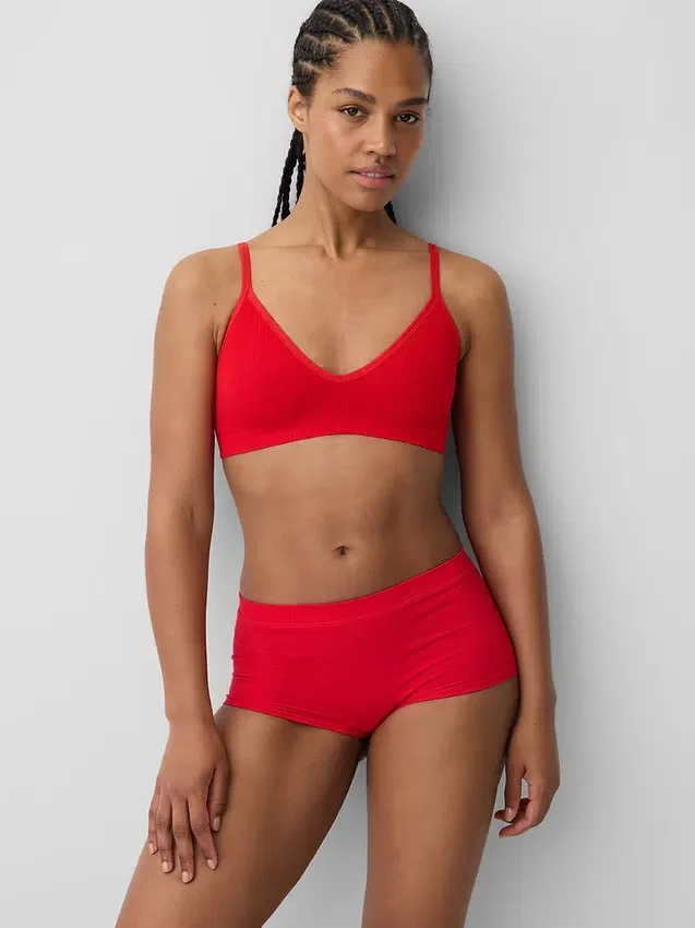 Seamless Rib Triangle Bralette