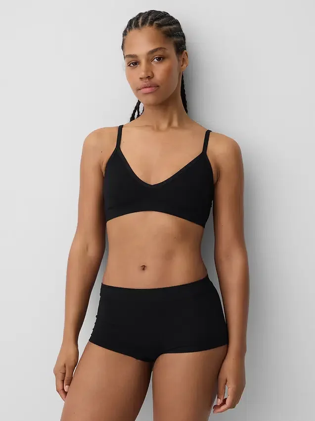 Seamless Rib Triangle Bralette