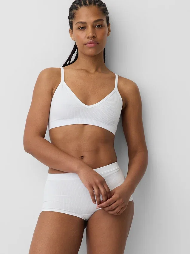 Seamless Rib Triangle Bralette