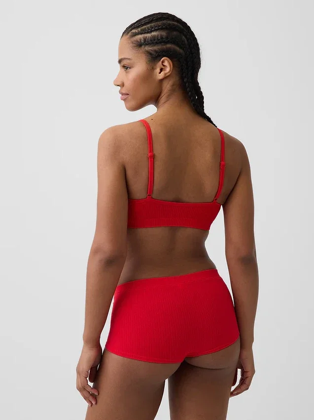 Seamless Rib Triangle Bralette