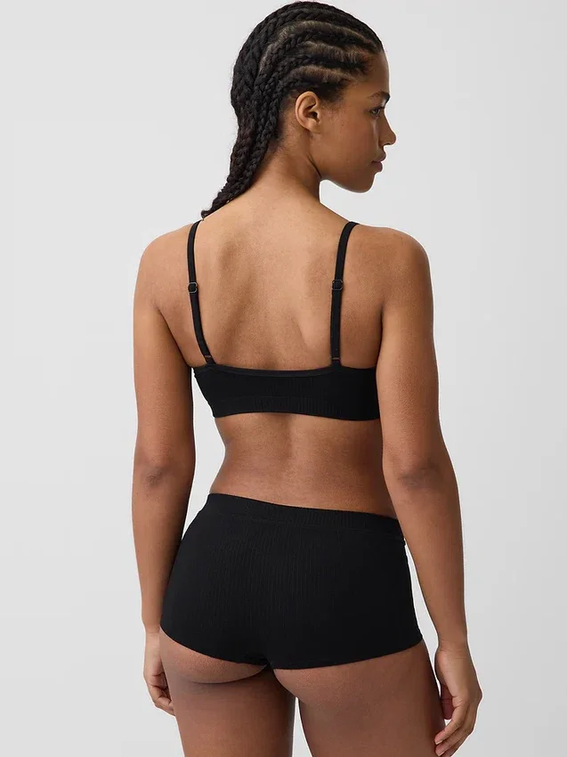 Seamless Rib Triangle Bralette