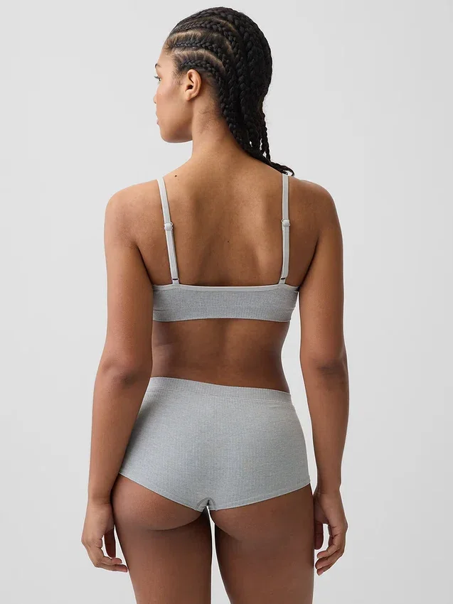 Seamless Rib Triangle Bralette