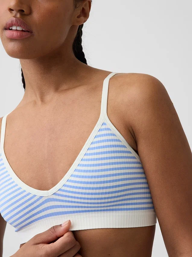 Seamless Rib Triangle Bralette