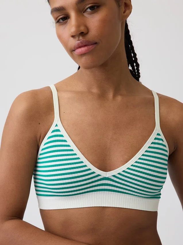 Seamless Rib Triangle Bralette