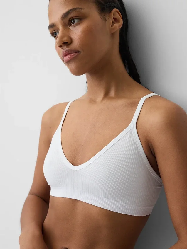 Seamless Rib Triangle Bralette