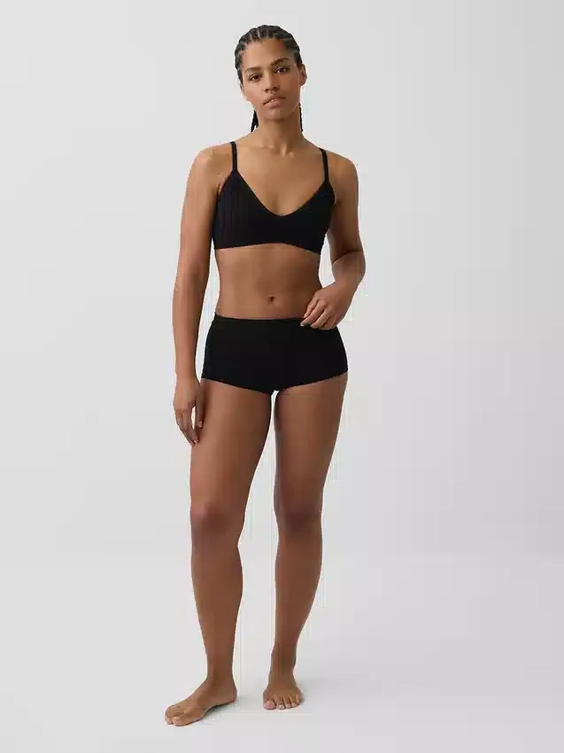 Seamless Rib Triangle Bralette