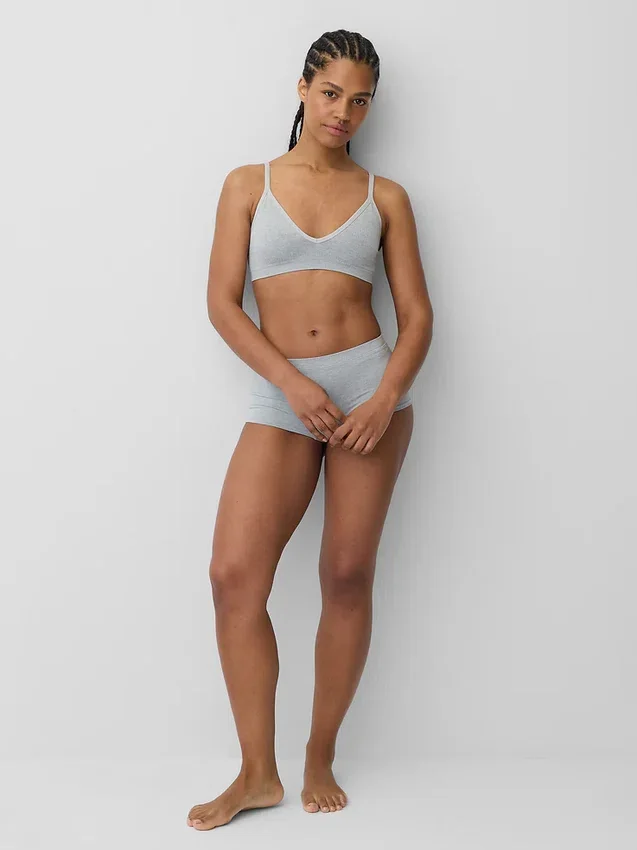 Seamless Rib Triangle Bralette