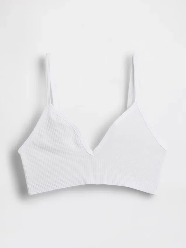 Seamless Rib Triangle Bralette